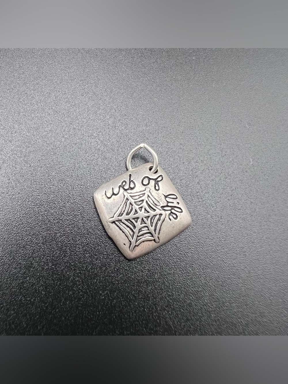 Sterling Silver Web of Life Charm